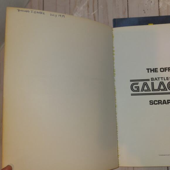 Battlestar Galactica Scrapbook Encyclopedia Galactica Vintage 1st ed 1st print - Picture 8 of 10